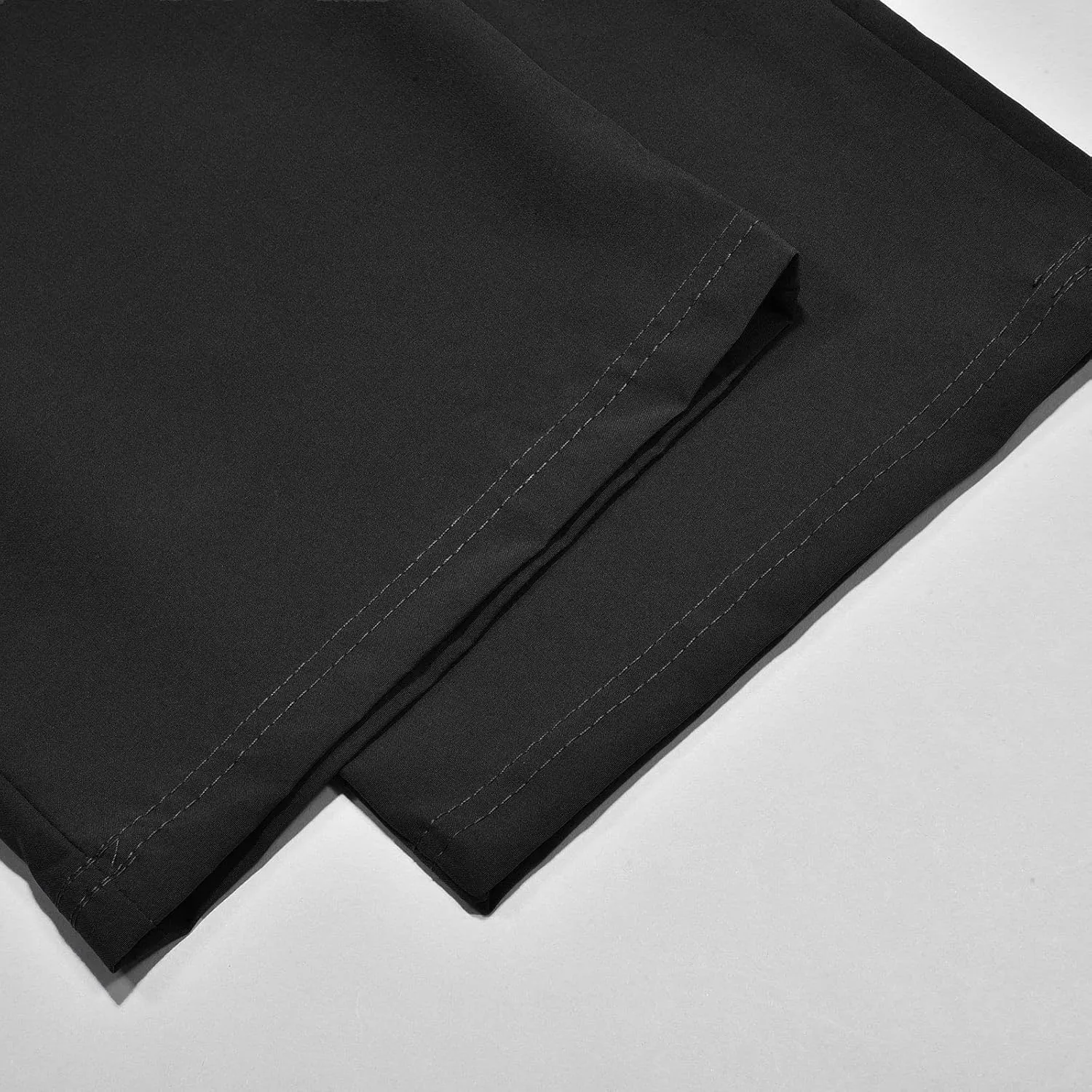 Men's Cotton Linen Pants Stretch Elastic Waist Joggers Relaxed Fit Overalls Hiking Hunting Work Trousers