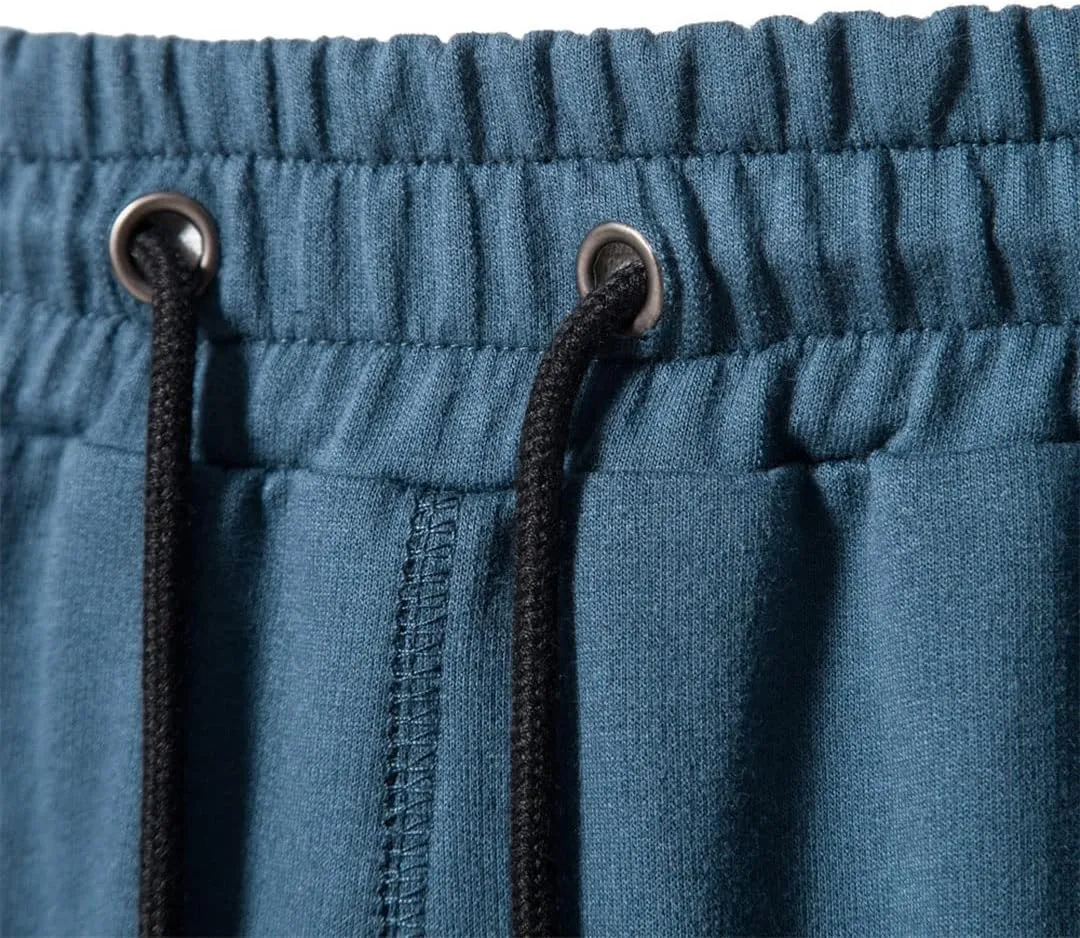 Men's Lounge Shorts Cotton Soft French Terry Athletic Summer Loose Jogging Sport Sweat Short Pants with Pocket