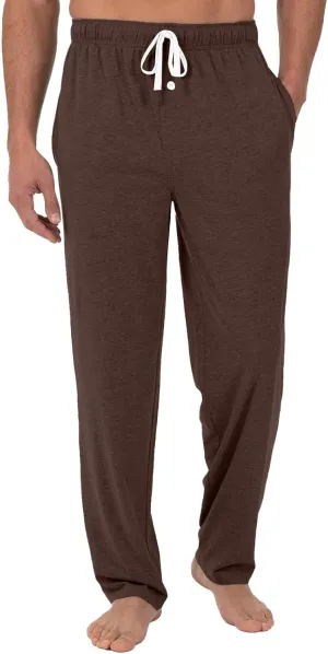 Men's Pajama Pants Solid/Plaid Pajama Pants Sleep Soft Lounge Pants PJ Bottoms Sleepwear Pants with Drawstring Pockets