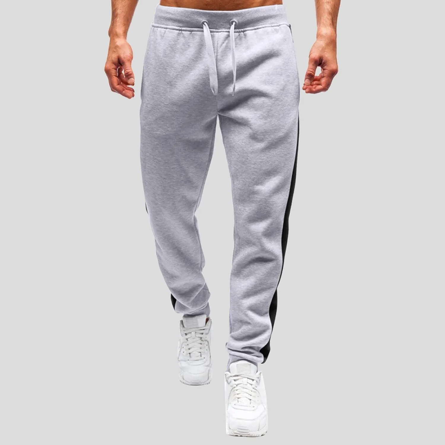 Mens Sweatpants Pants Hiking Ripstop Cargo Pants Relaxed Fit Cargo Pant Men's Drawstring Waist Side Pocket Straight