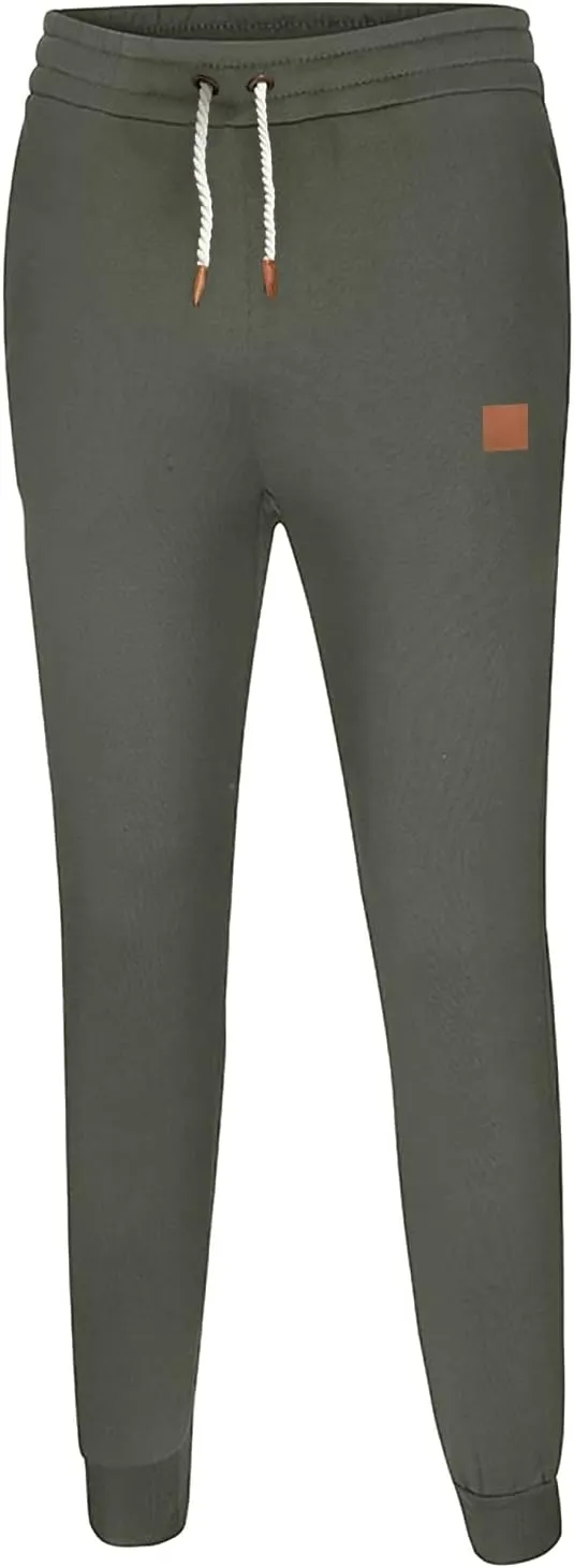 Mens Sweatpants with Pockets Big and Tall Fleece Jogger Sweatpant Mens Cargo Work Pants Relaxed Fit Baggy Sweatpants