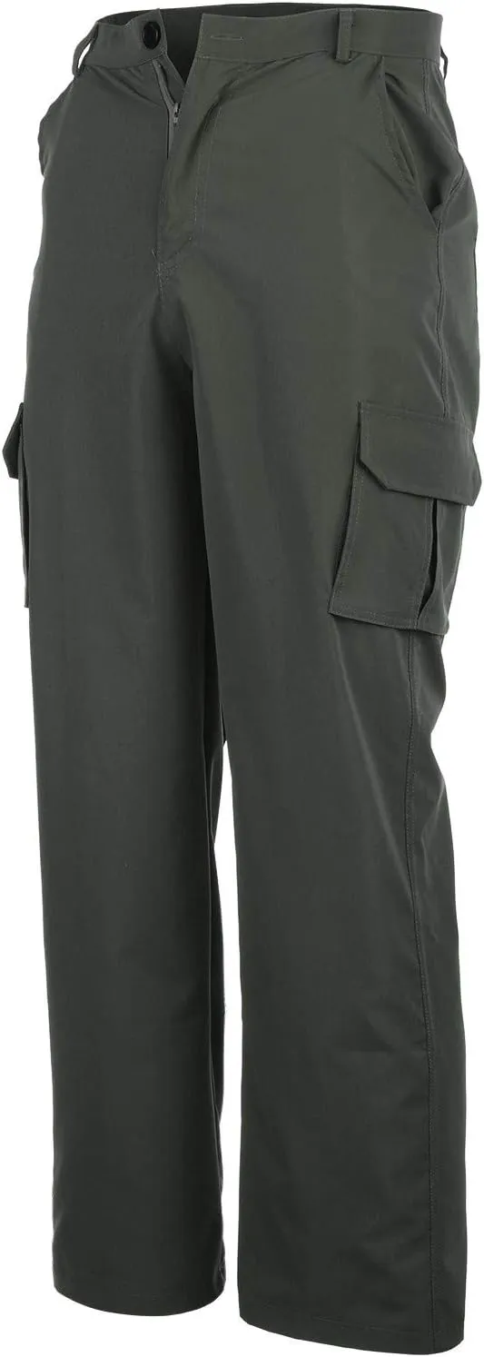 Mens Workout Cargo Sweatpants Heavyweight Athletic Joggers Multi-Pockets Relaxed Fit Cargo Pants Men's Heavyweight