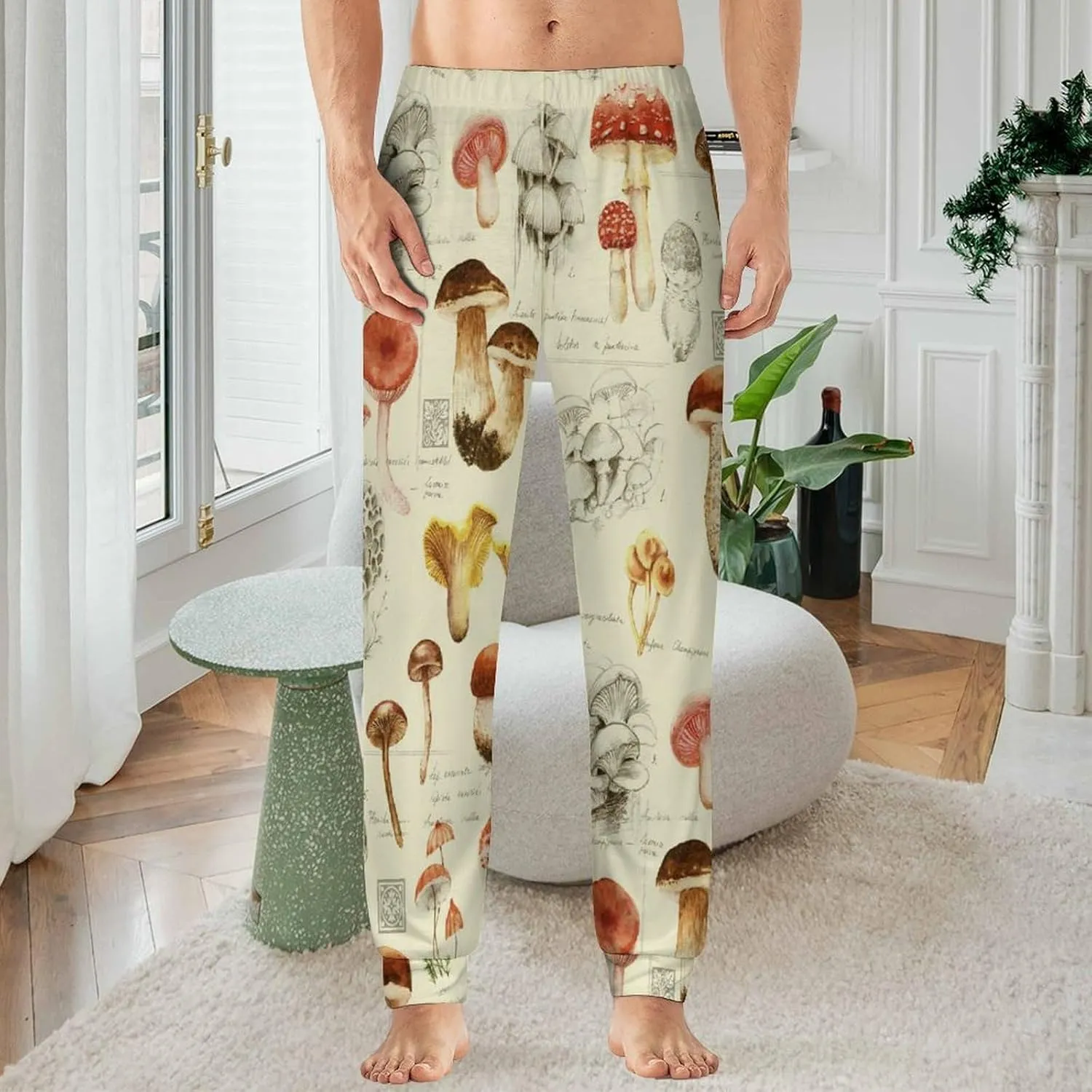 Nugier Men Lounge Pants Trouser Sleepwear Pajama Pants with Pockets (S-6XL)