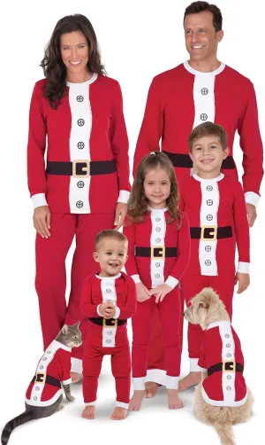 PajamaGram Family Christmas Pajamas - Family Christmas PJs Matching Sets Men MD Red