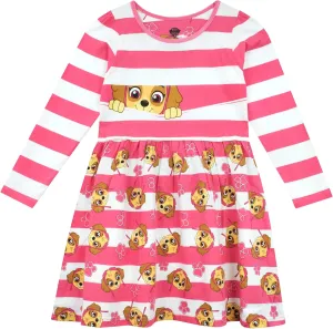 Paw Patrol Dress | Soft Cotton Girls Summer Dress | Skye Dresses
