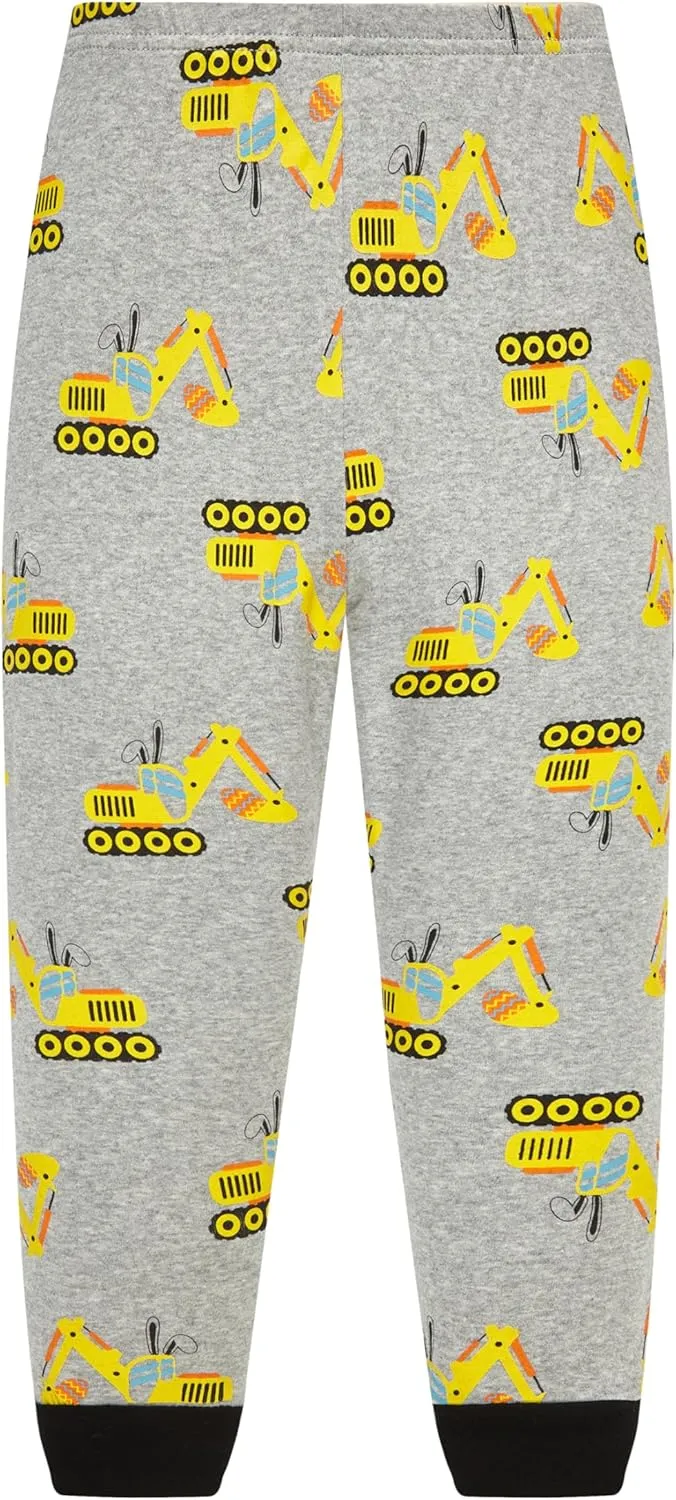 Popshion Boys Pajamas 100% Cotton Planet Pjs Toddler 2 Piece Sleepwear Kids Clothes Set Size 3t -10t