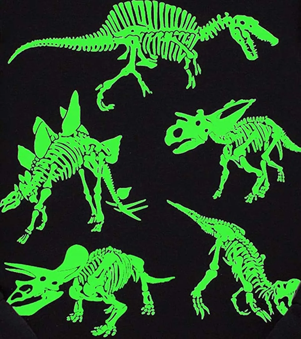 Popshion Boys Pajamas 100% Cotton Toddler Clothes Summer Pjs for Boy Planet Dinosaur Sleepwear Kids Short Sets 2-10 Years
