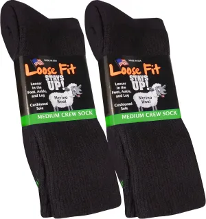 Solid Merino Wool Men's and Women's Sock 2 Pack
