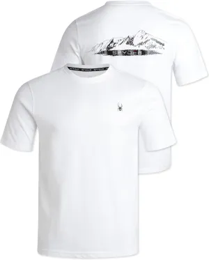 Spyder Mens T-Shirts - Soft Cotton Blend Crew Neck Short Sleeve Graphic Tees for Men - Casual Shirts for Daily Wear (S-XL)
