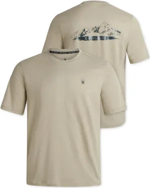 Spyder Mens T-Shirts - Soft Cotton Blend Crew Neck Short Sleeve Graphic Tees for Men - Casual Shirts for Daily Wear (S-XL)