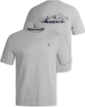Spyder Mens T-Shirts - Soft Cotton Blend Crew Neck Short Sleeve Graphic Tees for Men - Casual Shirts for Daily Wear (S-XL)