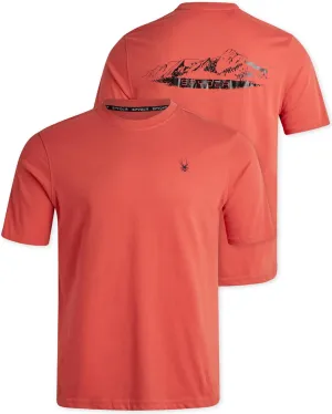 Spyder Mens T-Shirts - Soft Cotton Blend Crew Neck Short Sleeve Graphic Tees for Men - Casual Shirts for Daily Wear (S-XL)