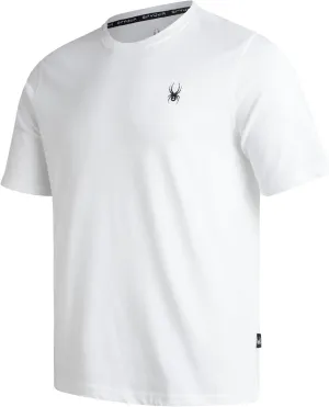 Spyder Mens T-Shirts - Soft Cotton Blend Jersey Crewneck Short Sleeve Shirts for Men, Casual Shirts for Workout & Daily Wear