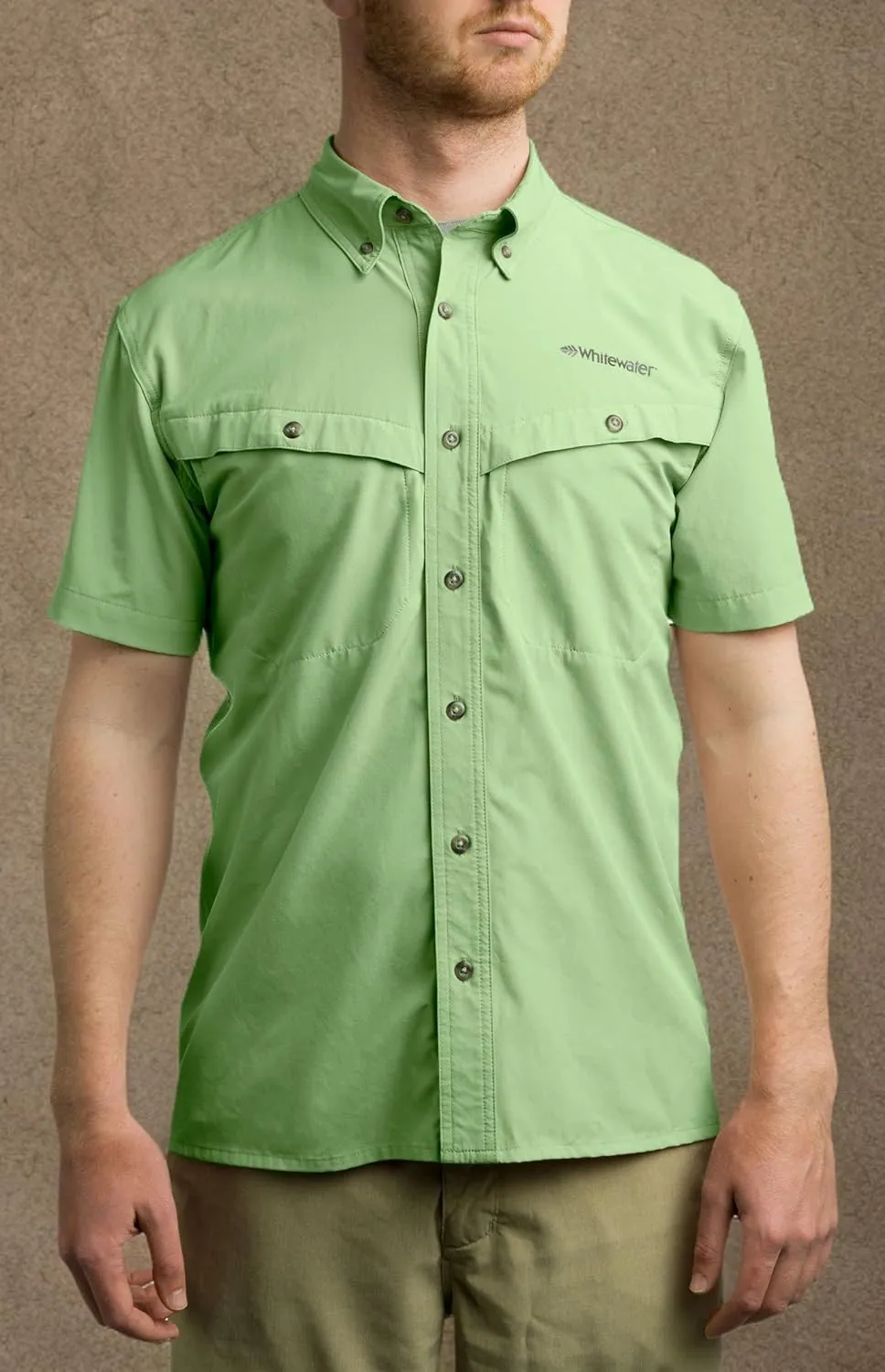 Whitewater Lightweight Moisture Wicking Short Sleeve Fishing Shirt with UPF 50