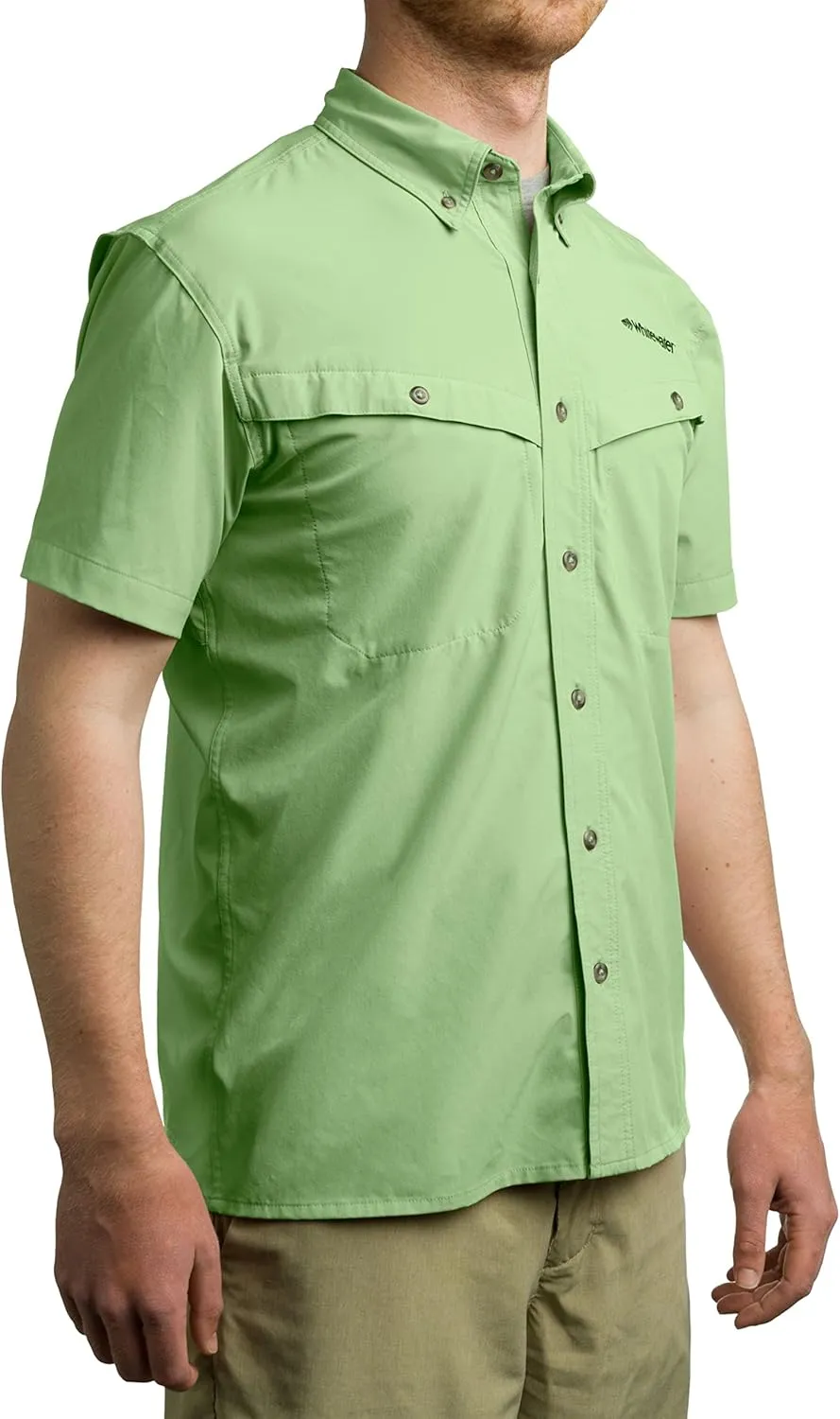Whitewater Lightweight Moisture Wicking Short Sleeve Fishing Shirt with UPF 50
