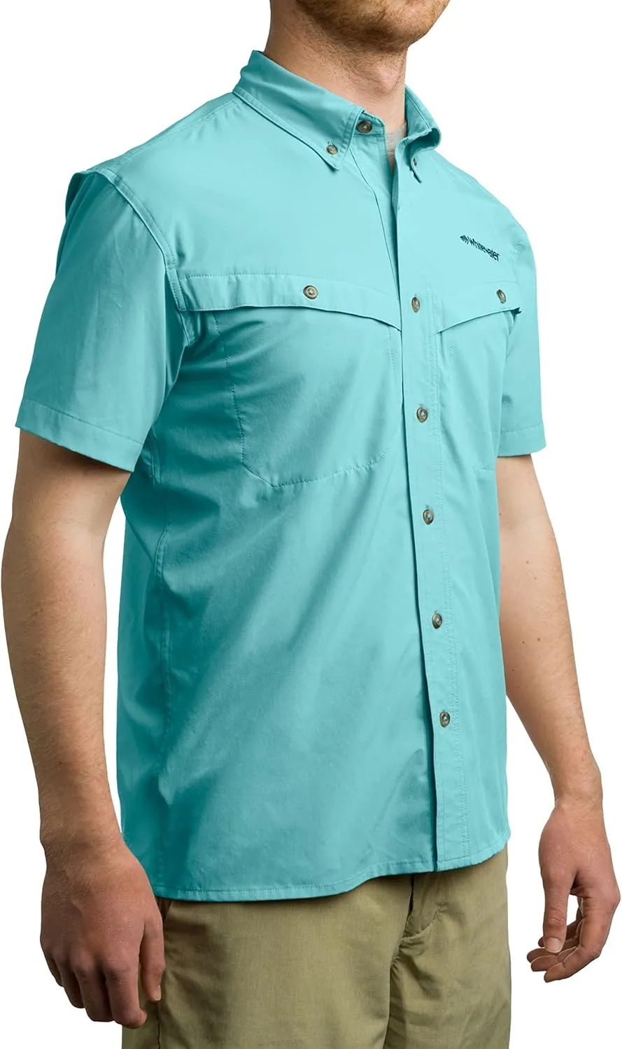 Whitewater Lightweight Moisture Wicking Short Sleeve Fishing Shirt with UPF 50