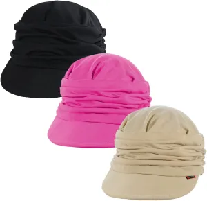 Women Newsboy Soft Cotton Cabbie Cap Beret Hats Baseball Cap Painter Visor Hats