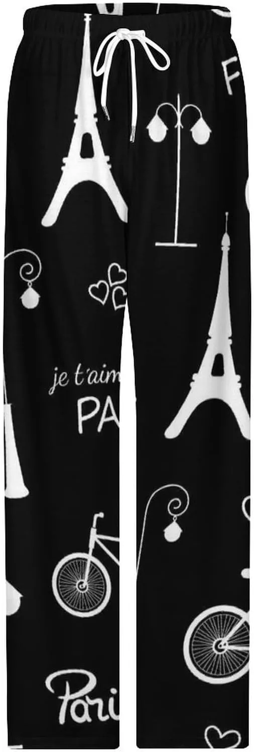 Women Pajama Pants Trouser Lounge Pants Sleepwear with Pockets (S-5XL)