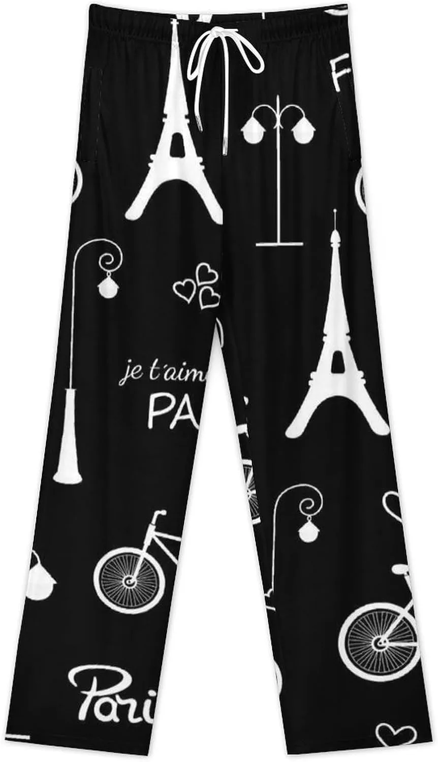 Women Pajama Pants Trouser Lounge Pants Sleepwear with Pockets (S-5XL)