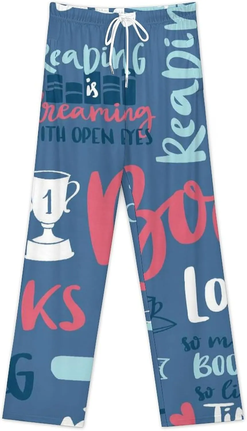 Women Pajama Pants Trouser Lounge Pants Sleepwear with Pockets (S-5XL)