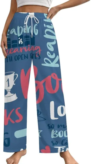 Women Pajama Pants Trouser Lounge Pants Sleepwear with Pockets (S-5XL)