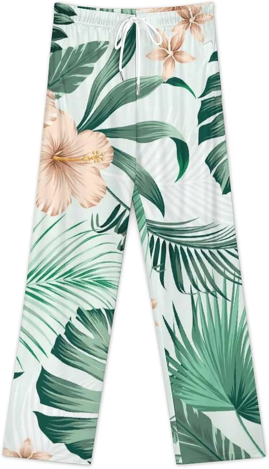 Women Pajama Pants Trouser Lounge Pants Sleepwear with Pockets (S-5XL)