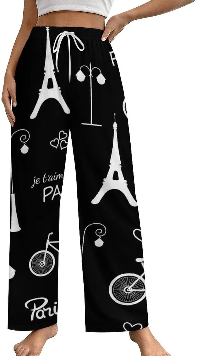 Women Pajama Pants Trouser Lounge Pants Sleepwear with Pockets (S-5XL)