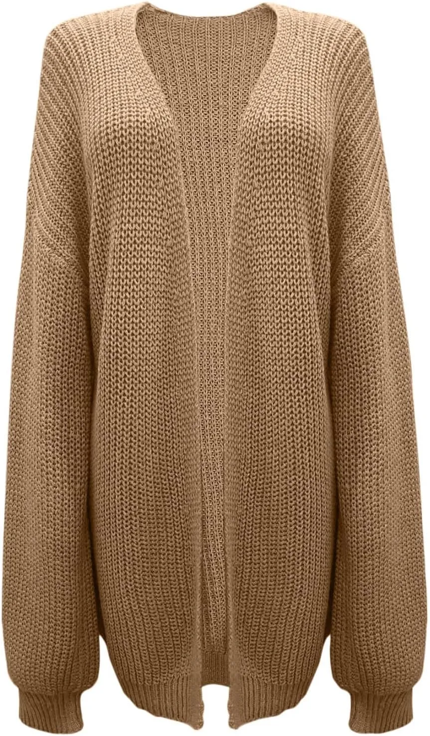 Womens Cardigan Sweater Business Casual Chunky Knit Sweater Jacket Loungewear Baggy Long Sleeve Open Front Cardigan