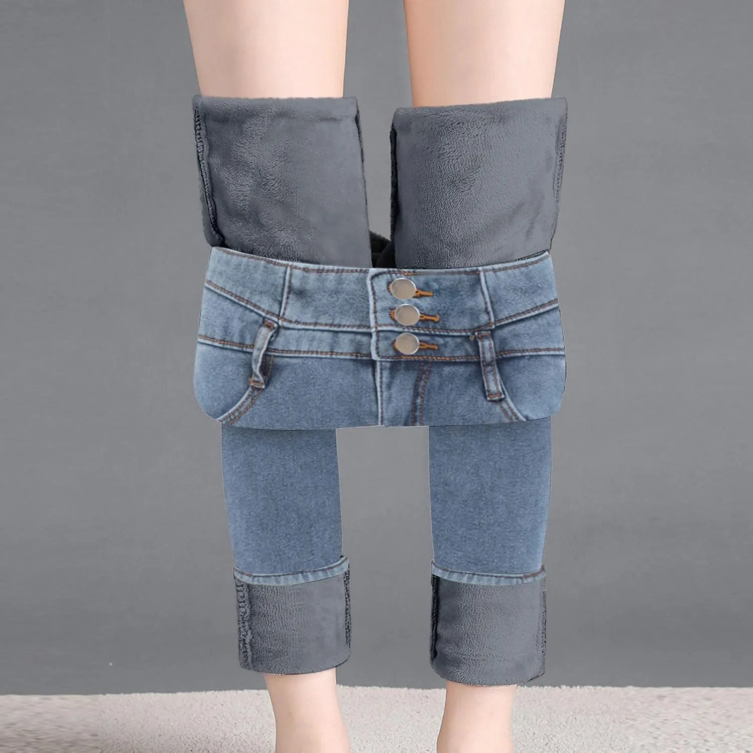 Womens Flare Jeans High Waisted Wide Leg Baggy Jeans Stretch Denim Pants Distressed Boyfriend Denim Jeans
