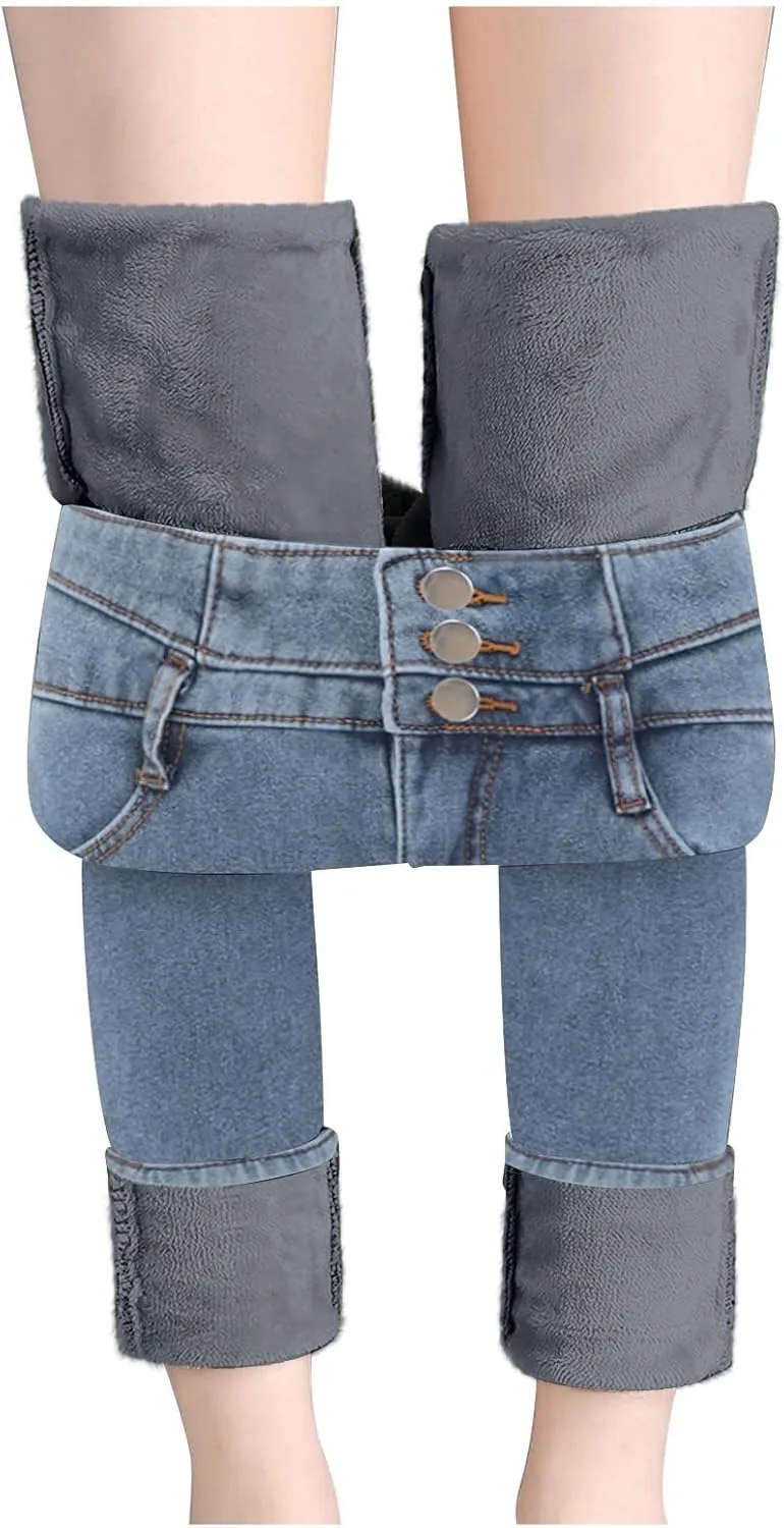 Womens Flare Jeans High Waisted Wide Leg Baggy Jeans Stretch Denim Pants Distressed Boyfriend Denim Jeans