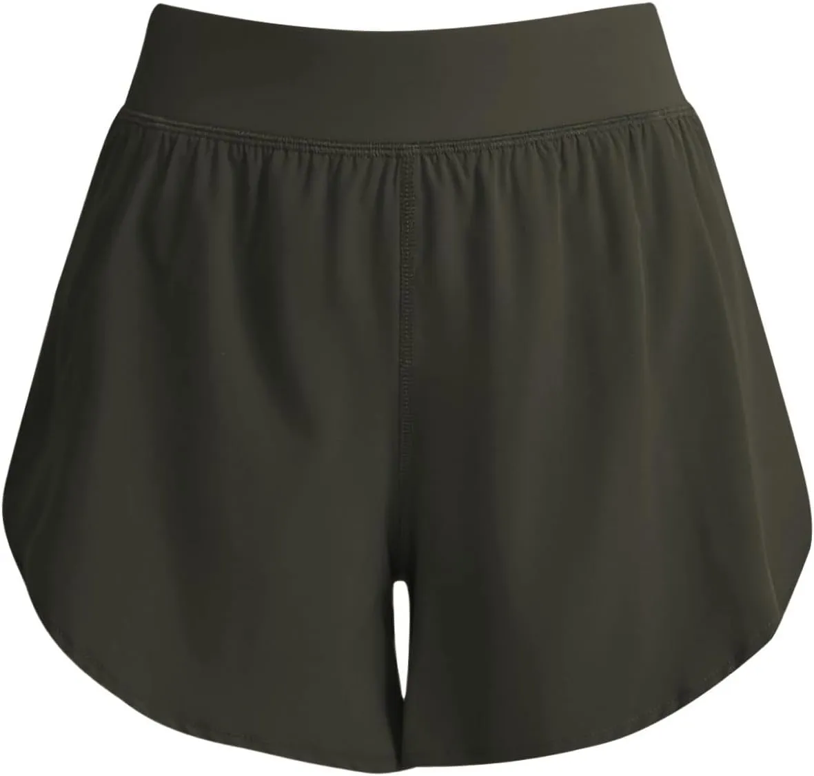 Women's High-Waisted Athletic Shorts Soft Stretchy Moisture-Wicking Quick-Drying Wear Exercise Gym Workout Yoga Short