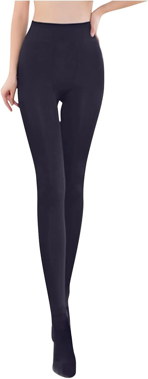 Women's Leggings Elastic Waistband Gym Yoga Soft Cotton Christmas Tummy Control Leggings Winter Warm Tights