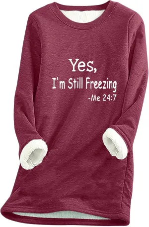 Womens Sherpa Fleece Lined Sweater Shirt Casual Warm Winter Fuzzy Pullover Sweatshirt Soft Loungewear Underwear