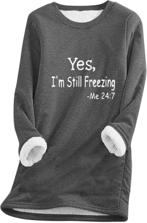 Womens Sherpa Fleece Lined Sweater Shirt Casual Warm Winter Fuzzy Pullover Sweatshirt Soft Loungewear Underwear