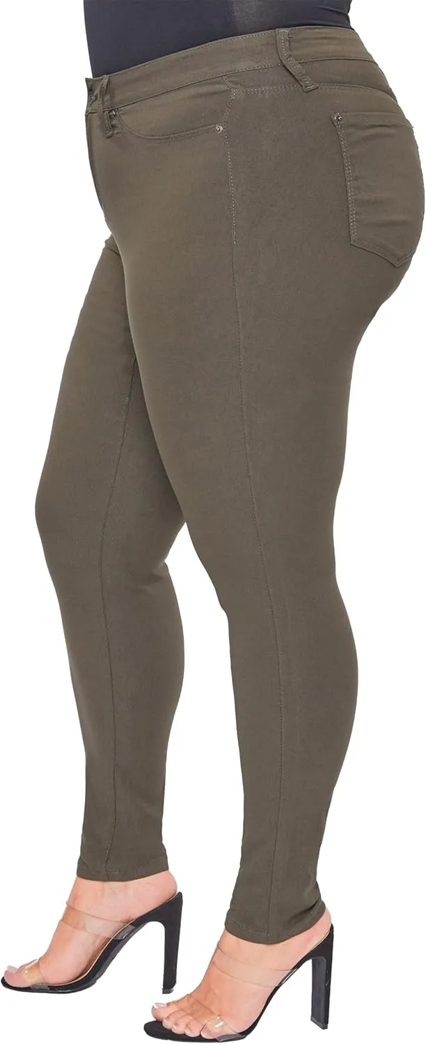 YMI Women's Hyperstretch Skinny Work Casual Mid-Rise Pants-P748931am