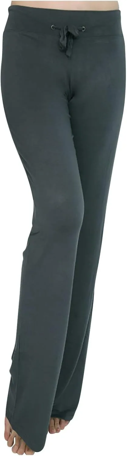 Yoga Pants Women Drawstring Elastic High Waist Wide Leg Modal Pants Comfy Casual Loungewear Pajama Pants